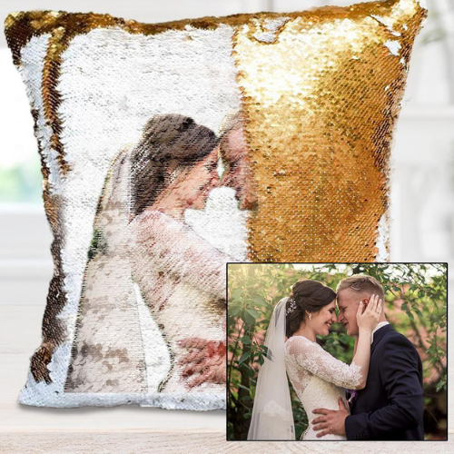 Custom image sequin pillowcase Custom image sequin pillowcase